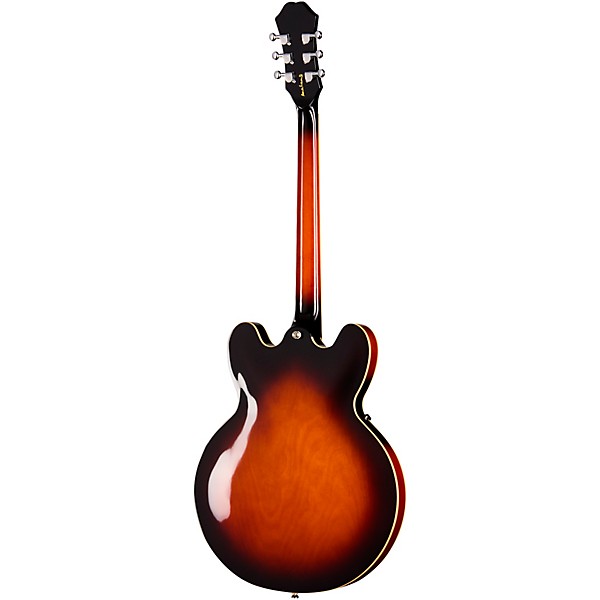 Epiphone Bonehead Riviera Left-Handed Electric Guitar - Dark Tobacco Burst