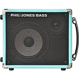 Phil Jones Bass Cab-17 100W 1x7 Bass Speaker Cabinet Seafoam Green