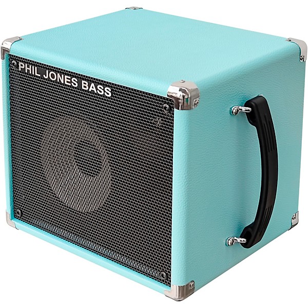 Phil Jones Bass Cab-17 100W 1x7 Bass Speaker Cabinet Seafoam Green