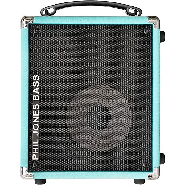 Phil Jones Bass Cab-17 100W 1x7 Bass Speaker Cabinet Seafoam Green