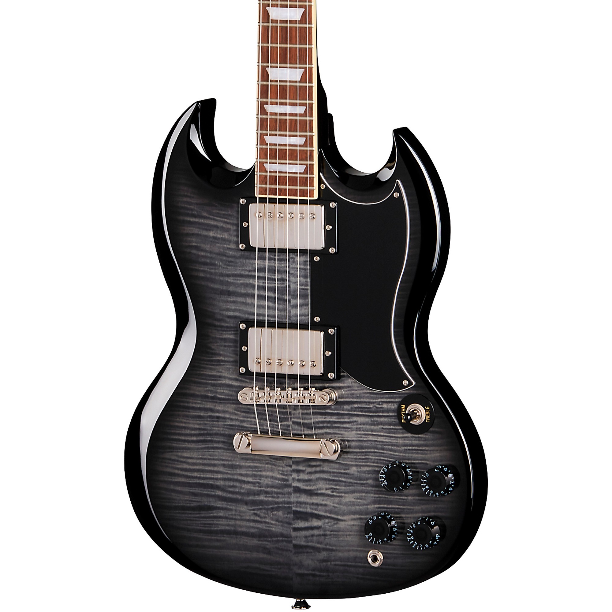 Epiphone SG Tribute Plus Electric Guitar - Ebony Burst | Guitar Center