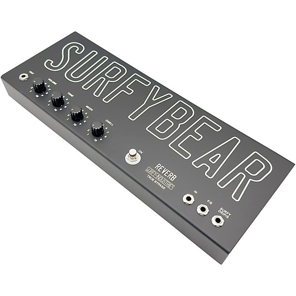 Surfy Industries SurfyBear Metal V2.1 Pedal With SurfyPan Reverb - Black