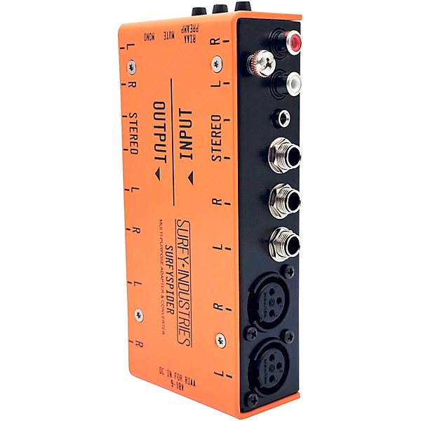 Surfy Industries SurfySpider Multi-Purpose Adapter and Converter Preamp - Orange