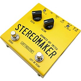 Surfy Industries StereoMaker Stereo Emulator and Phaser Pedal - Yellow