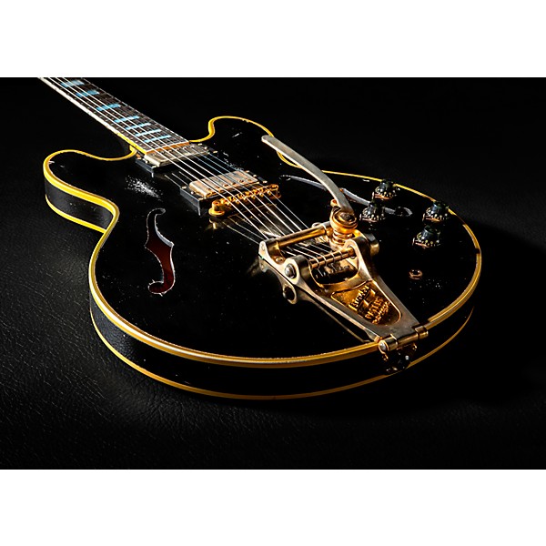 Gibson Custom Keith Richards 1960 ES-355 Collector's Edition Semi-Hollow Electric Guitar - Ebony