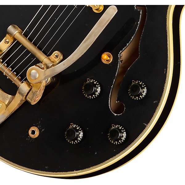 Gibson Custom Keith Richards 1960 ES-355 Collector's Edition Semi-Hollow Electric Guitar - Ebony
