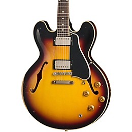 Gibson Custom Murphy Lab 1959 ES-335 Reissue Ultra Heavy Aged Semi-Hollow Electric Guitar Vintage Burst