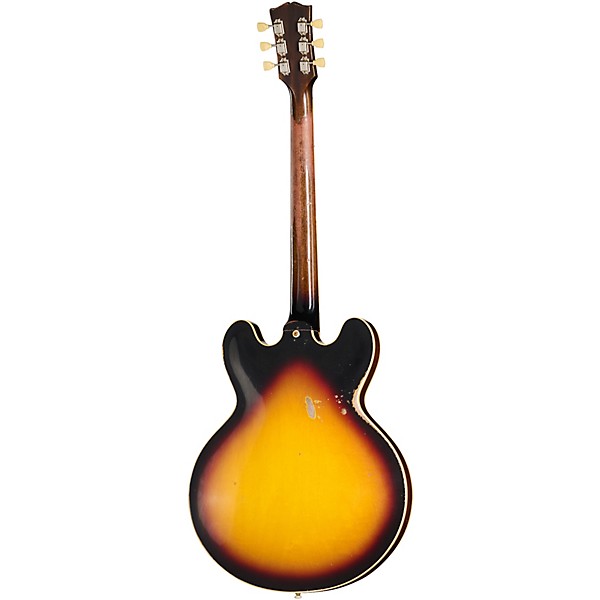 Gibson Custom Murphy Lab 1959 ES-335 Reissue Ultra Heavy Aged Semi-Hollow Electric Guitar Vintage Burst