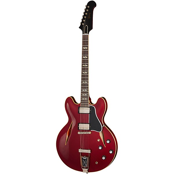 Gibson Custom Murphy Lab 1964 Trini Lopez Standard Reissue Ultra Light Aged Semi-Hollow Electric Guitar Sparkling Burgundy