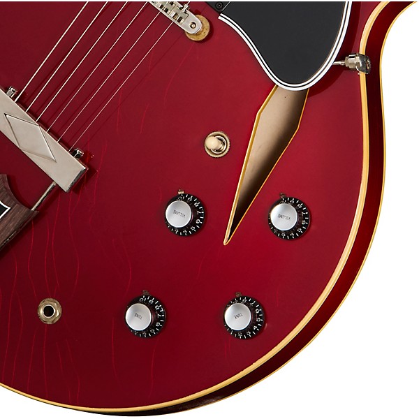 Gibson Custom Murphy Lab 1964 Trini Lopez Standard Reissue Ultra Light Aged Semi-Hollow Electric Guitar Sparkling Burgundy