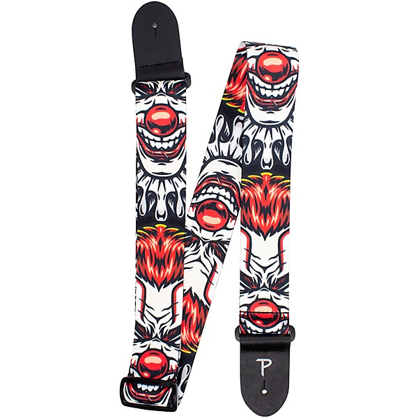 Perri's Clown Face Polyester Guitar Strap 2 in.