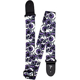Perri's Eyeballs Polyester Guitar Strap Purple 2 in.