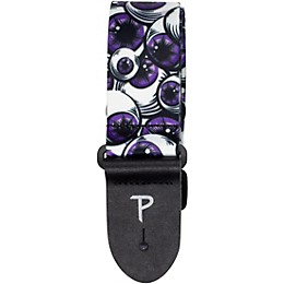 Perri's Eyeballs Polyester Guitar Strap Purple 2 in.