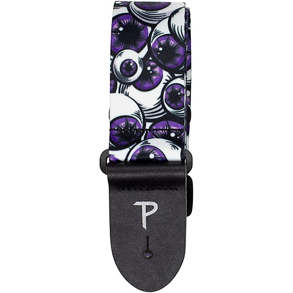 Perri's Eyeballs Polyester Guitar Strap Purple 2 in.
