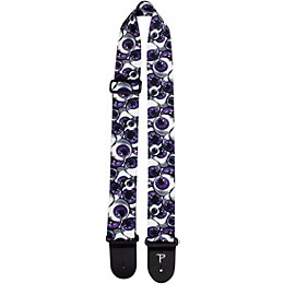 Perri's Eyeballs Polyester Guitar Strap Purple 2 in.