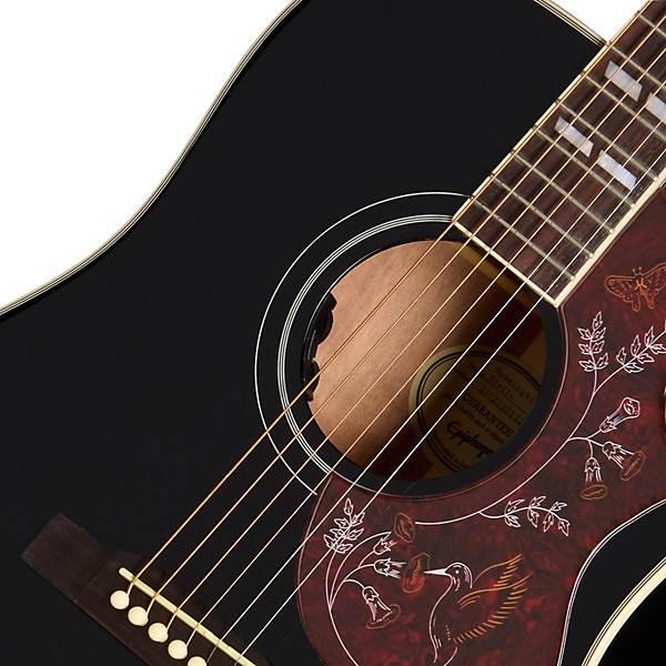 Epiphone Hummingbird Studio Acoustic-Electric Guitar - Ebony