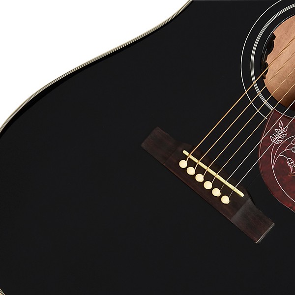 Epiphone Hummingbird Studio Acoustic-Electric Guitar - Ebony