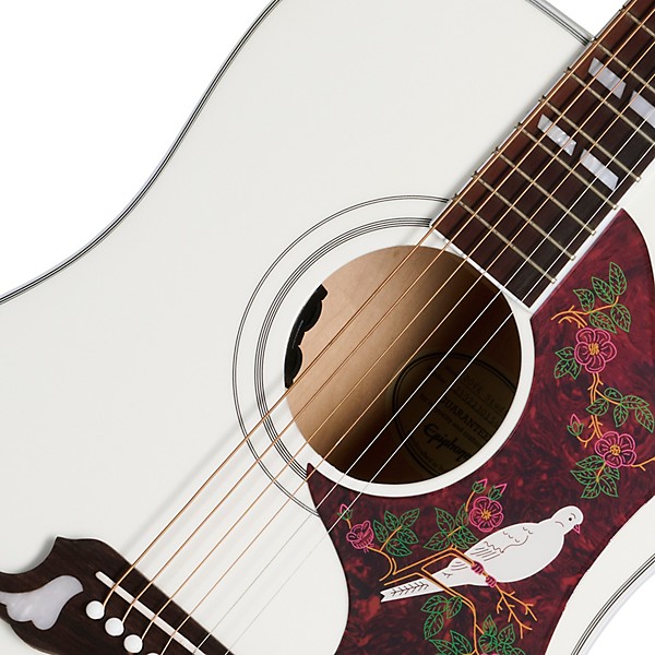Epiphone Dove Studio Acoustic-Electric Guitar - Alpine White