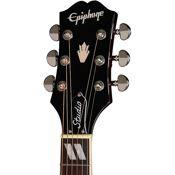 Epiphone Hummingbird Studio Mahogany Acoustic-Electric Guitar - Edge Burst