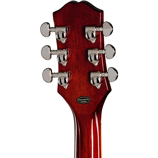 Epiphone Les Paul Special Double Cut Figured Electric Guitar - Bourbon Burst