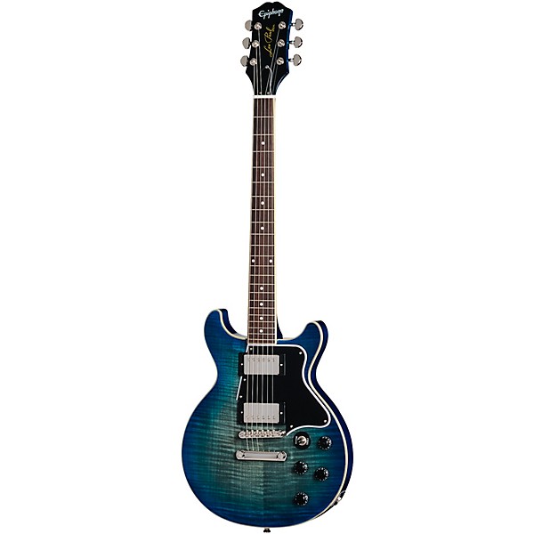 Epiphone Les Paul Special Double Cut Figured Electric Guitar - Ocean Water