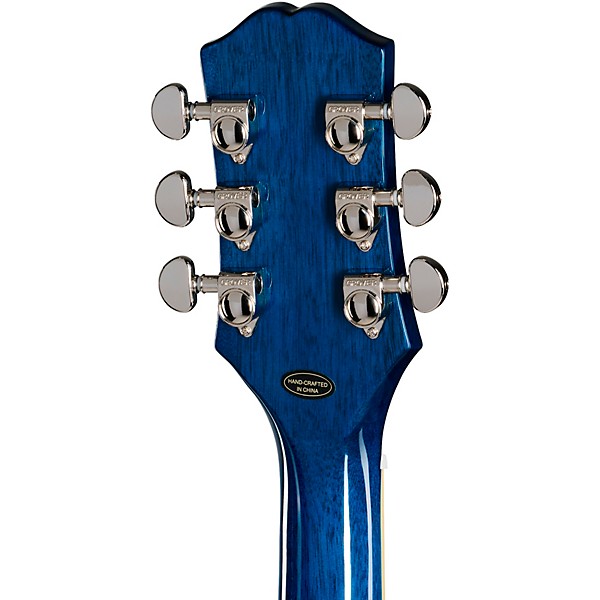 Epiphone Les Paul Special Double Cut Figured Electric Guitar - Ocean Water