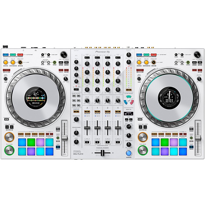 Pioneer DDJ-FLX4-W 2ch DJコントローラー (White) Pioneer DDJ-FLX4-W 2-Channel DJ Controller - Serato White
