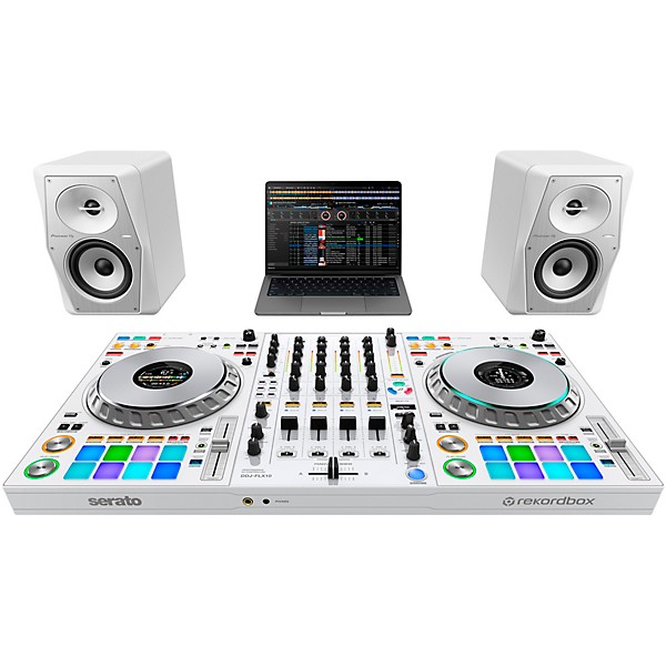 Pioneer DJ DDJ-FLX10-W 4-Channel Performance DJ Controller for rekordbox DJ and Serato DJ Pro White
