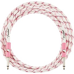 Fender x Hello Kitty Straight to Straight Woven Instrument Cable 10 ft. Pink
