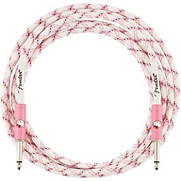 Fender x Hello Kitty Straight to Straight Woven Instrument Cable 10 ft. Pink