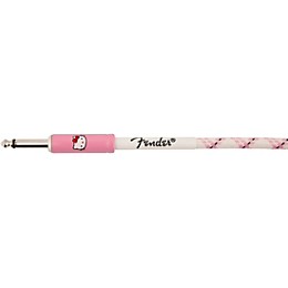 Fender x Hello Kitty Straight to Straight Woven Instrument Cable 10 ft. Pink
