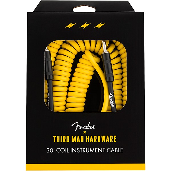 Fender x Third Man Hardware Coil Cable - 30 ft. Yellow