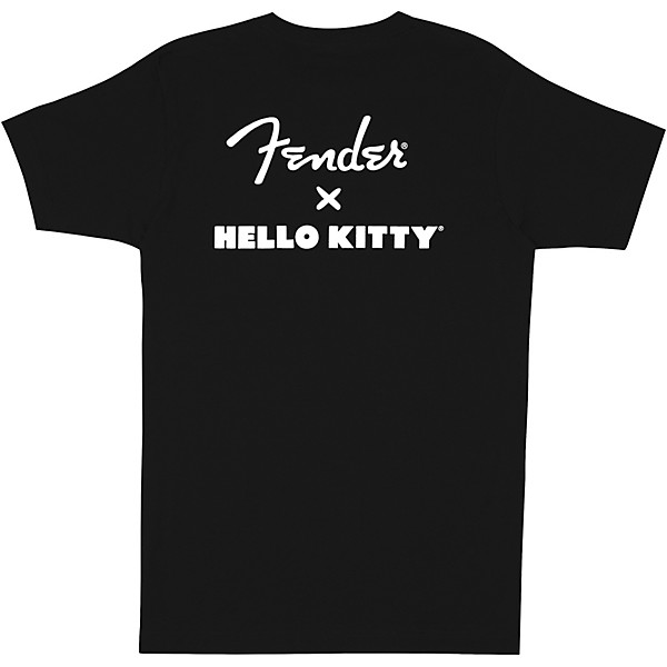 Fender Hello Kitty Graphic Tee X Large Black