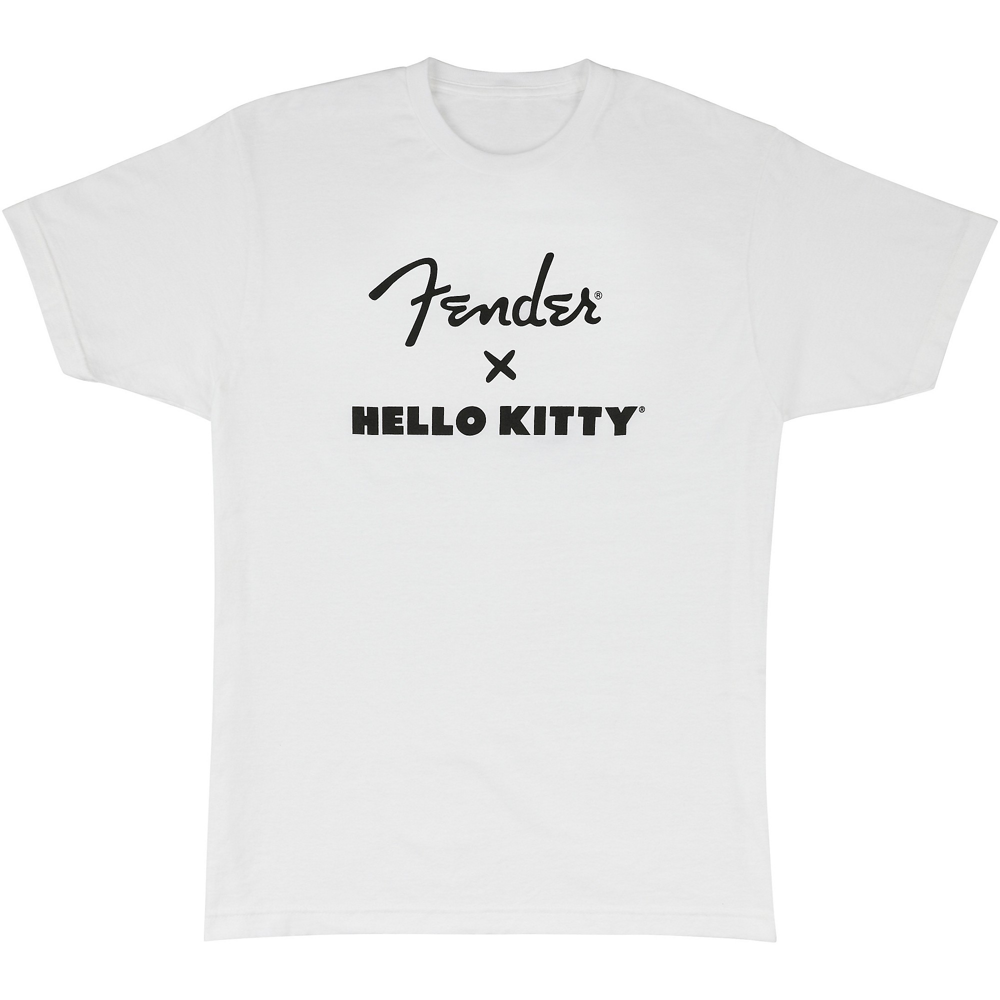Fender x Hello Kitty Logo Tee Small White | Guitar Center