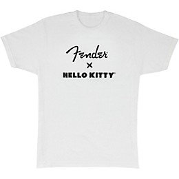 Fender x Hello Kitty Logo Tee Small White