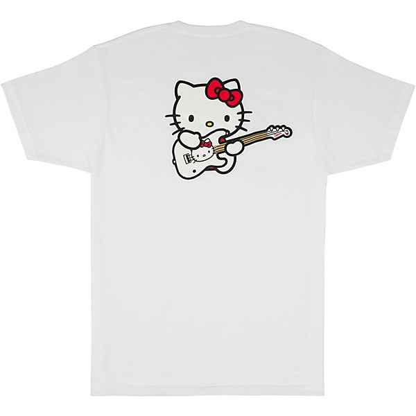 Fender x Hello Kitty Logo Tee Small White