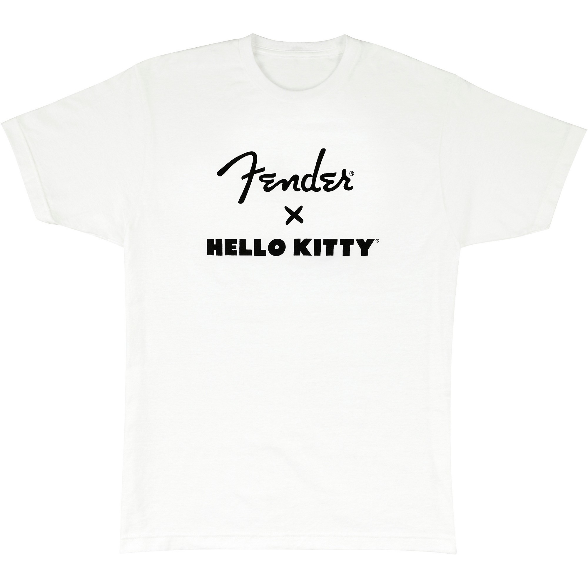 Fender x Hello Kitty Logo Tee X Large White | Guitar Center