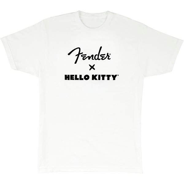 Fender x Hello Kitty Logo Tee X Large White