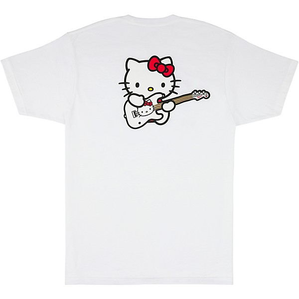Fender x Hello Kitty Logo Tee X Large White