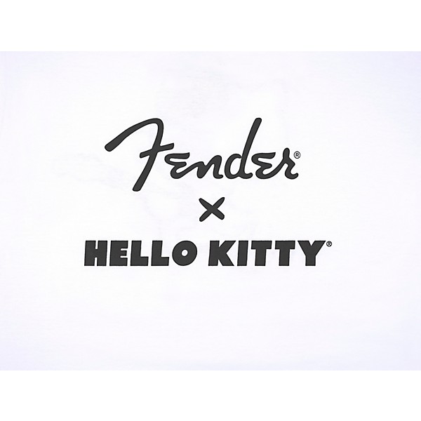 Fender x Hello Kitty Logo Tee X Large White