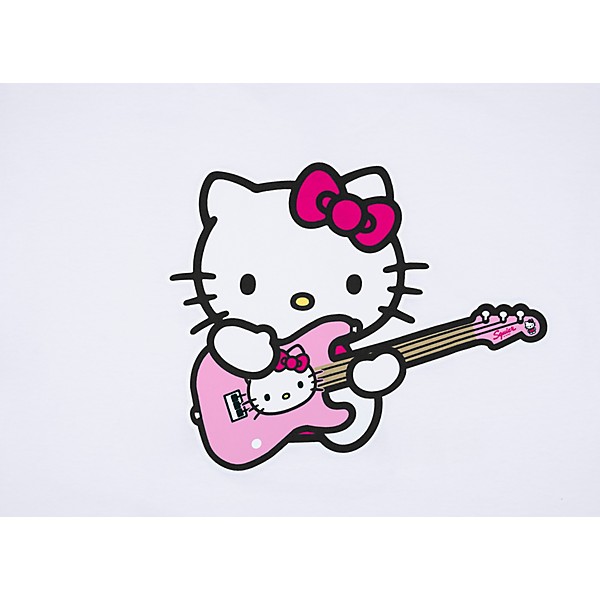 Fender x Hello Kitty Logo Tee X Large White