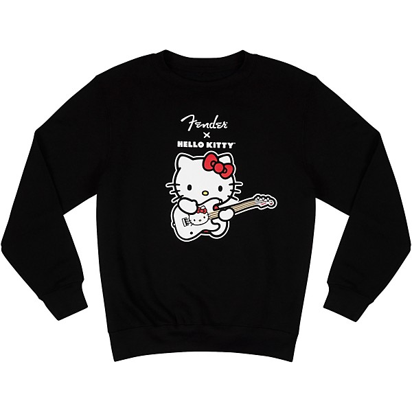 Fender x Hello Kitty Logo Sweatshirt X Large Black