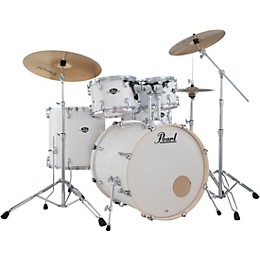 Pearl Export 5-Piece Shell Pack with 20 in. Bass Drum and Hardware Pure White