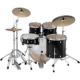 Pearl Export 5-Piece Shell Pack with 22 in. Bass Drum and Hardware Jet Black