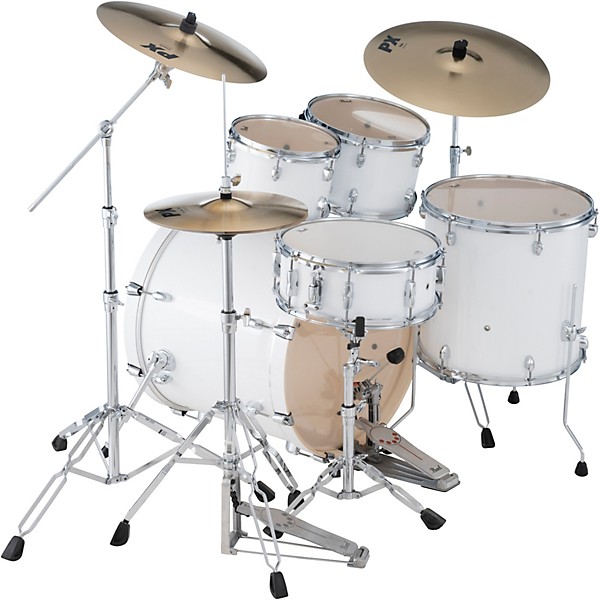 Pearl Export 5-Piece Shell Pack with 22 in. Bass Drum and Hardware Pure White