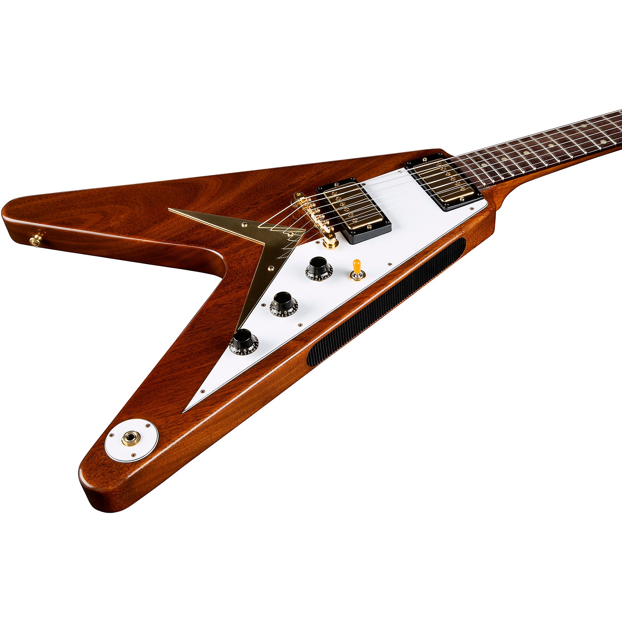 Platinum Gibson Custom 1958 Mahogany Flying V Reissue Electric