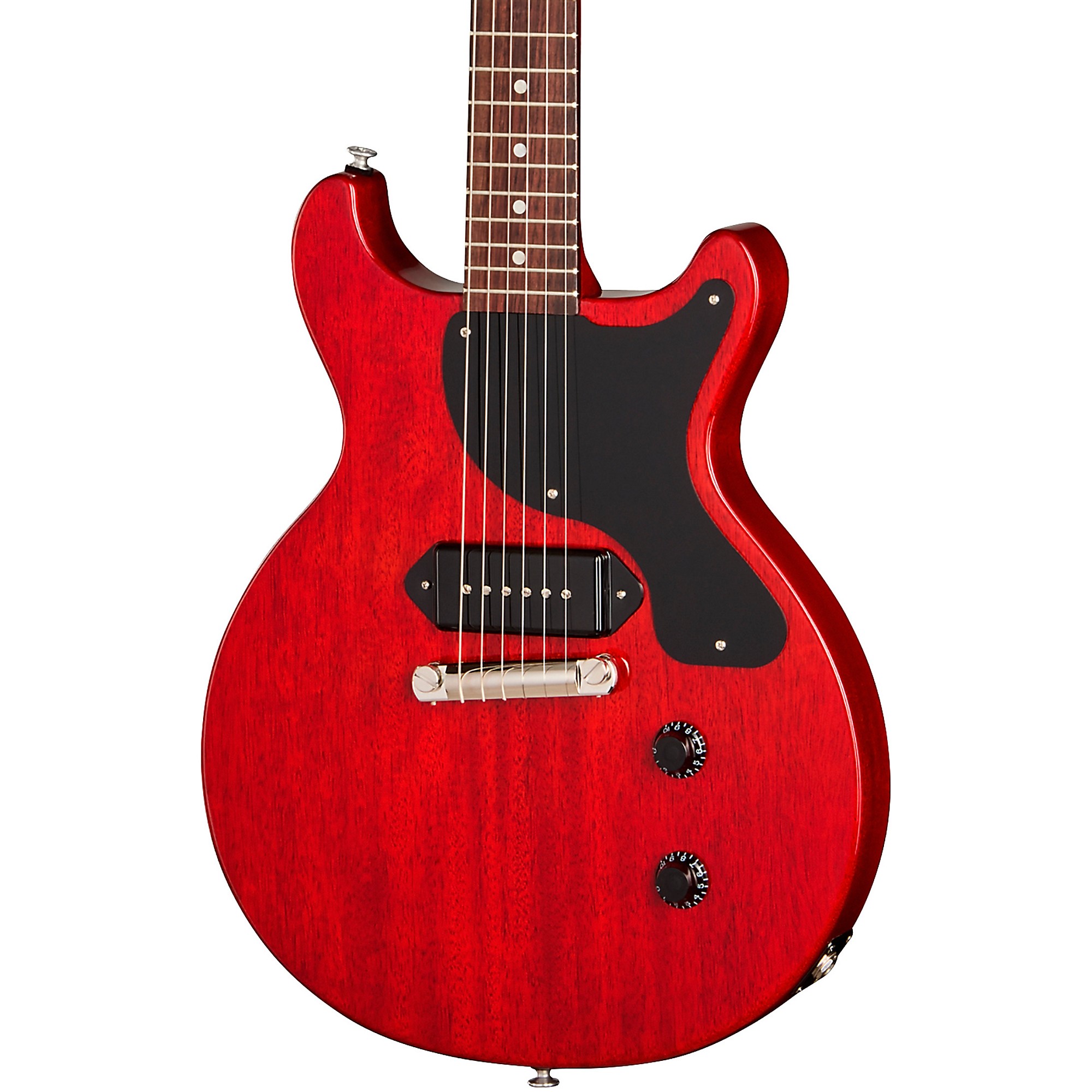 ギター Gibson Les Paul Junior Gibson Les Paul Junior Double Cut Electric Guitar Vintage Cherry