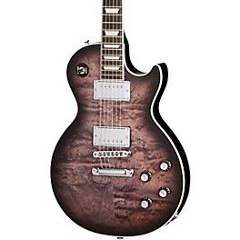 Gibson Mark Morton Les Paul Modern Quilt Electric Guitar - Translucent Ebony Satin Burst