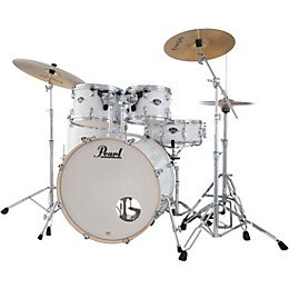 Pearl Export 5-Piece Shell Pack with 22 in. Bass Drum and Hardware Pure White