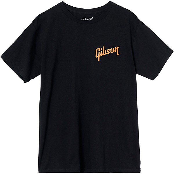 Gibson Screaming Eagle T-Shirt Medium Black